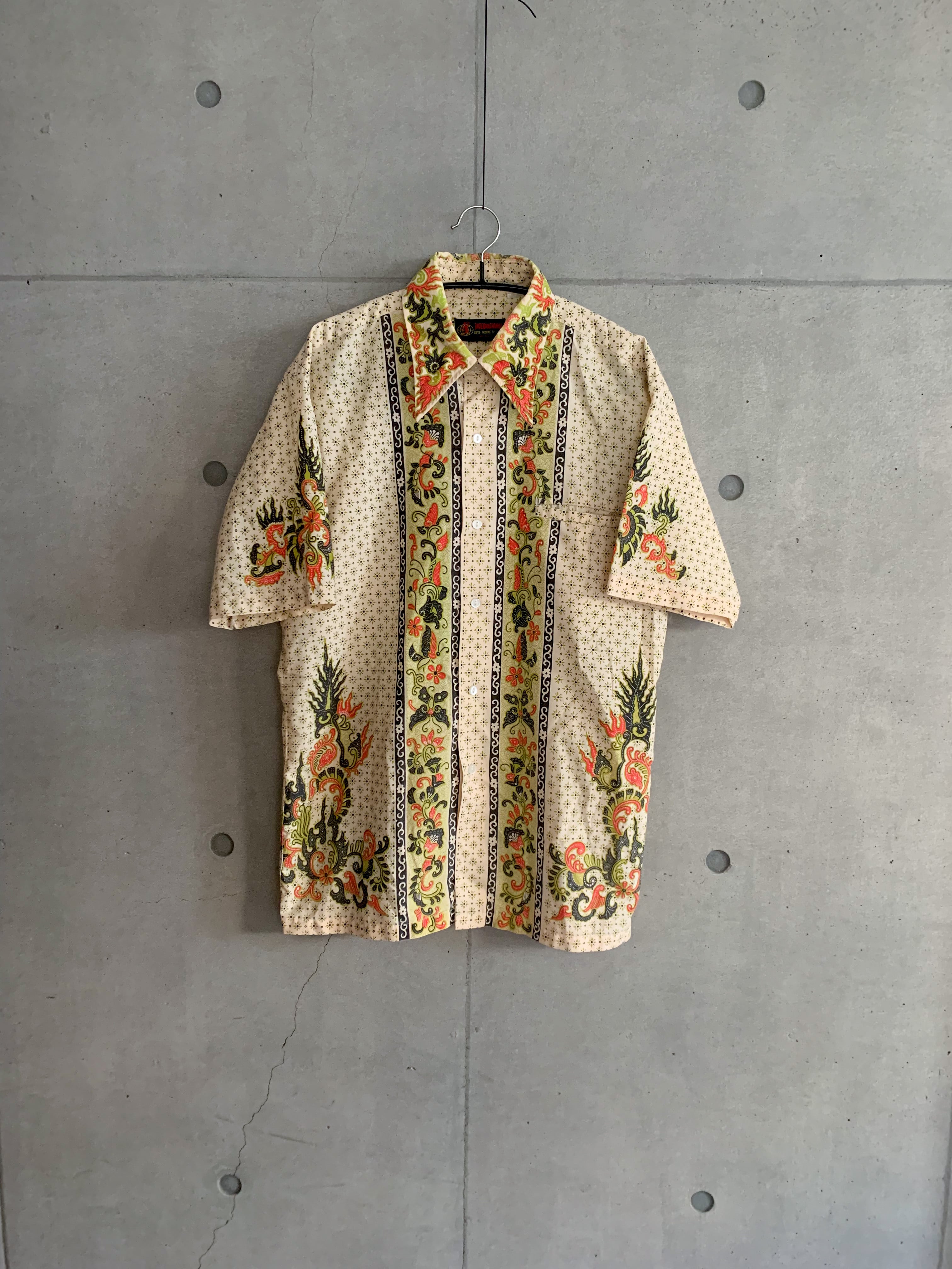 70〜80's International Oriental Batik Shirt | regnbage