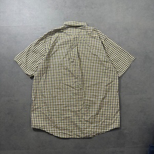 L.L.Bean S/S plaid shirt XL 古着
