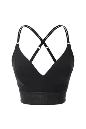 [threetimes] Essential sporty bralette Black 正規品 韓国ブランド 韓国通販 韓国代行 韓国ファッション スリータイムズ 日本 店舗