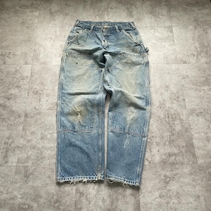 推定00s デニム ダブルニー Carhartt W 31 L 30