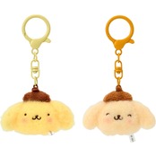 サンリオ ポムポムプリン ミニフェイスキーホルダーお揃いニコにこ