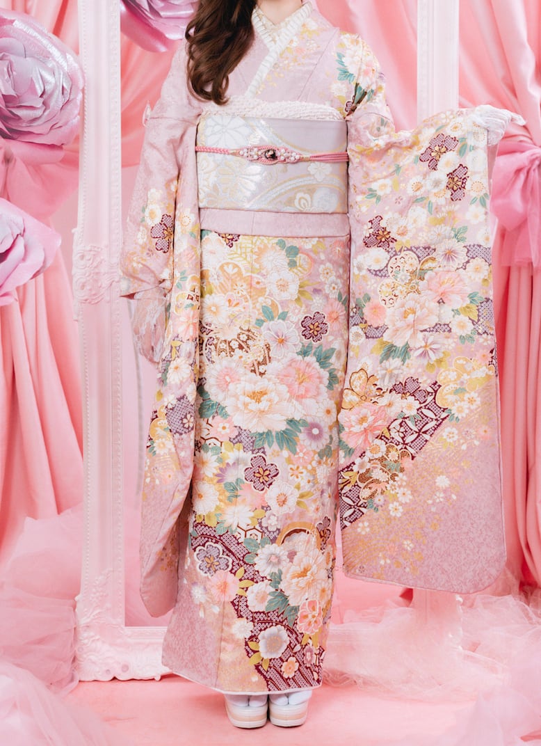 振袖 DUSTY PINK(レンタルプラン) | KIMONO LARME 振袖 DUSTY PINK(レンタルプラン) | KIMONO LARME