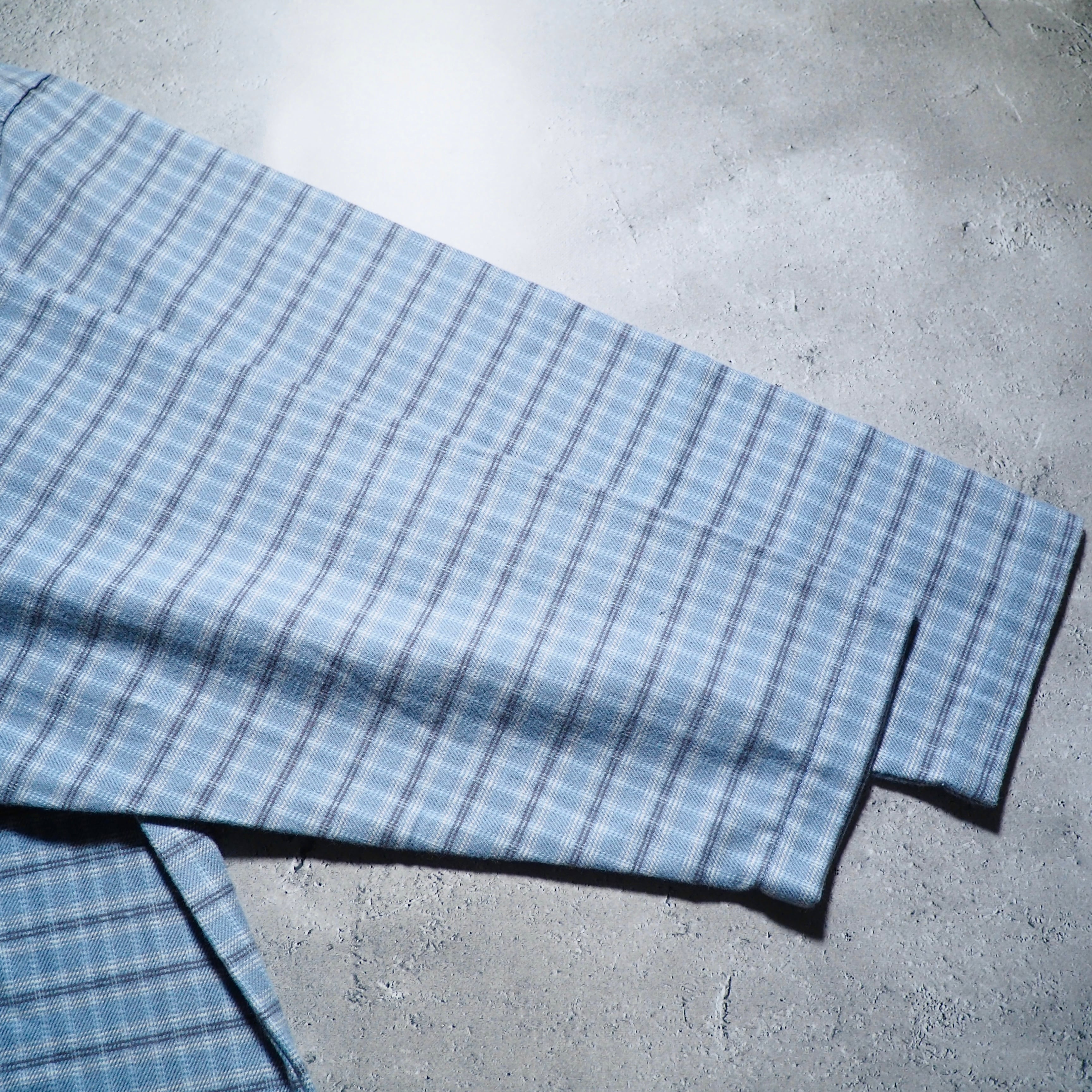 ” GIVENCHY ” 4G logo embroidery vintage loose check pajamas Set up