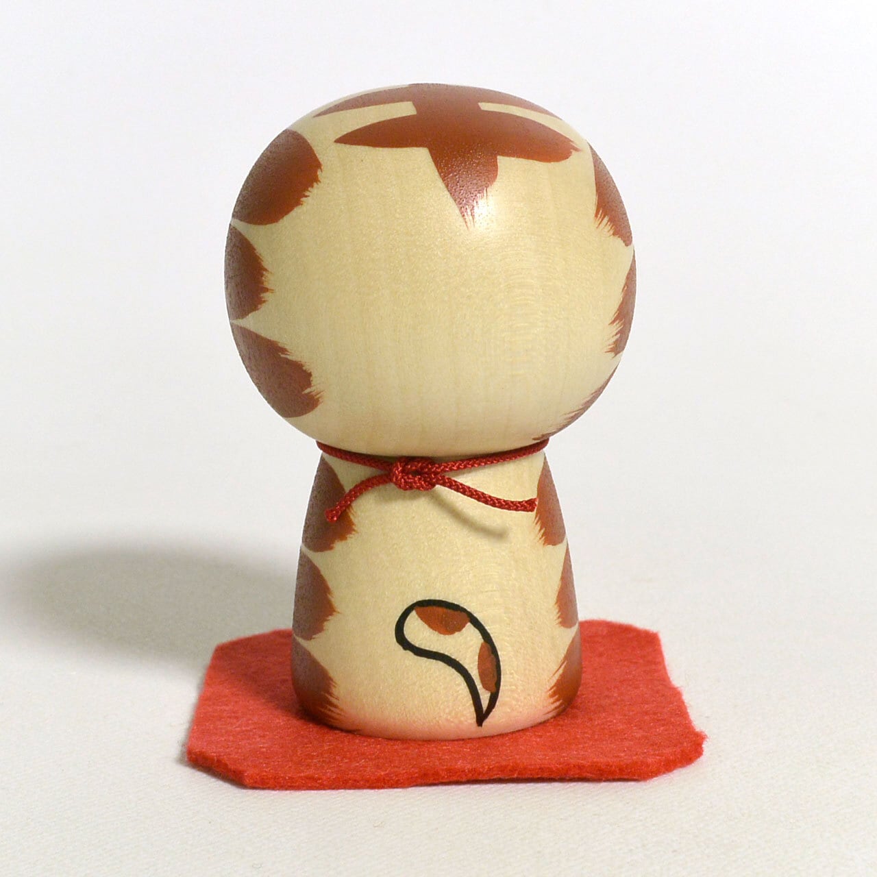 福ねここけし 約2寸 約6cm 鈴木敬 工人（作並系）#0358 | コケシア