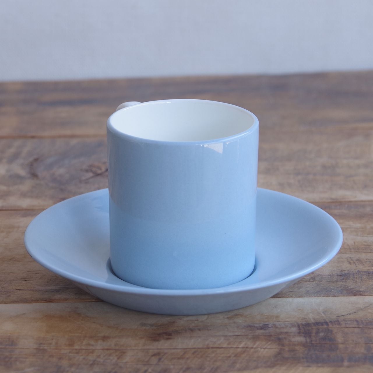 ウェッジウッド サマースカイ デミタスカップ ソーサー ブルー