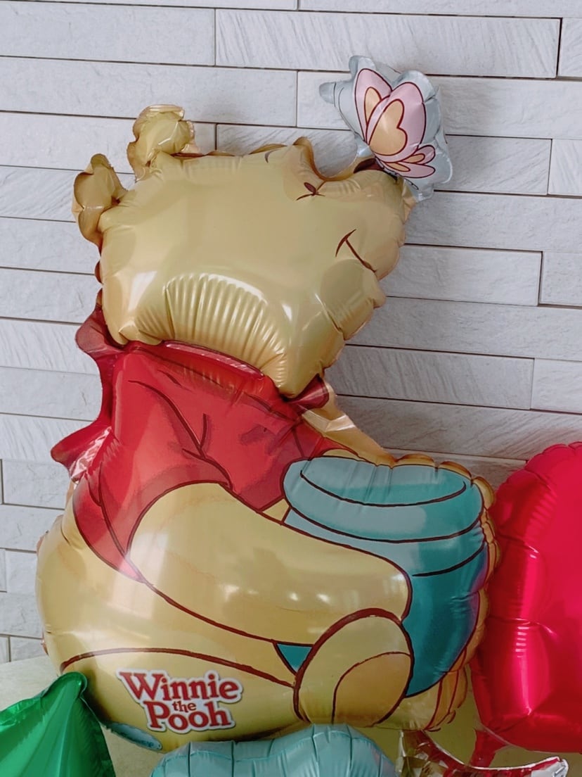 HN-33】ディズニーキャラクター プーさん花束バルーン | バルーン