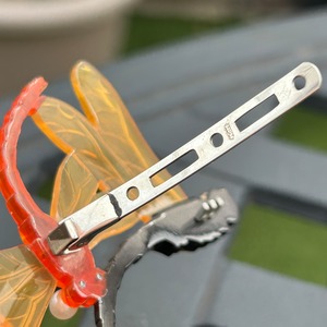 アンティーク　鼈甲製蜻蛉のヘアクリップ