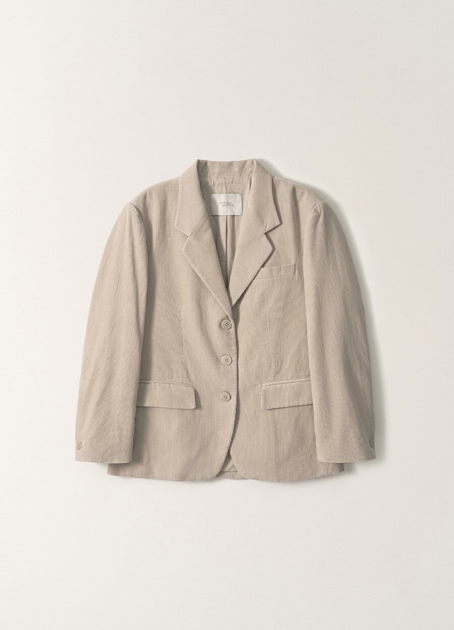 [NOTHING WRITTEN] Corduroy Vintage Jacket (Macadamia) 正規品 韓国ブランド 韓国通販 韓国代行 韓国ファッション ナッシングリトゥン 日本 店舗