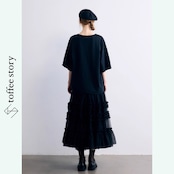 【2color】ナチュラルな魅力♡鳥と猫のワッペン刺繍クルーネックTシャツ 《P0213》
