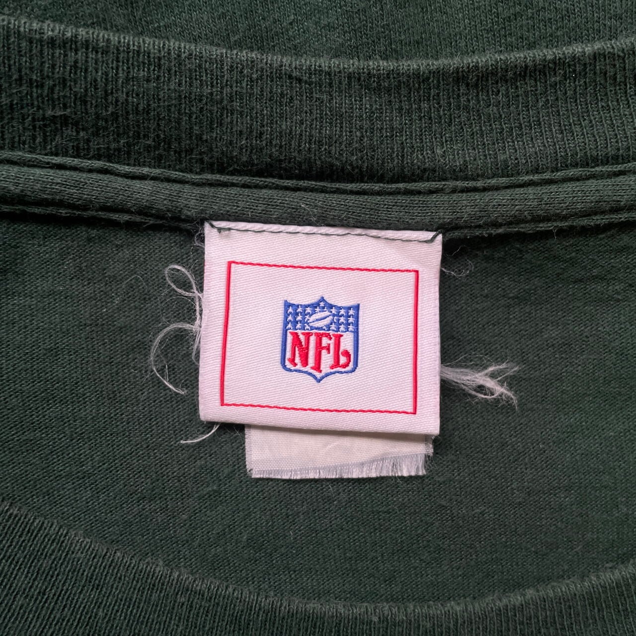 NFL グリーンベイ・パッカーズ ロゴ刺繍 Tシャツ メンズXL 古着 GREEN