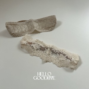 即納) embroidery hair band 1y | hibyebebe | BEBEHOLIC