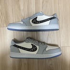 ×DIOR AIR JORDAN 1 LOW OG WOLF GREY CN8608-002