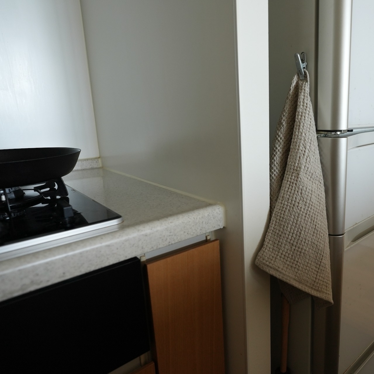 リネンワッフルのティータオル - 3