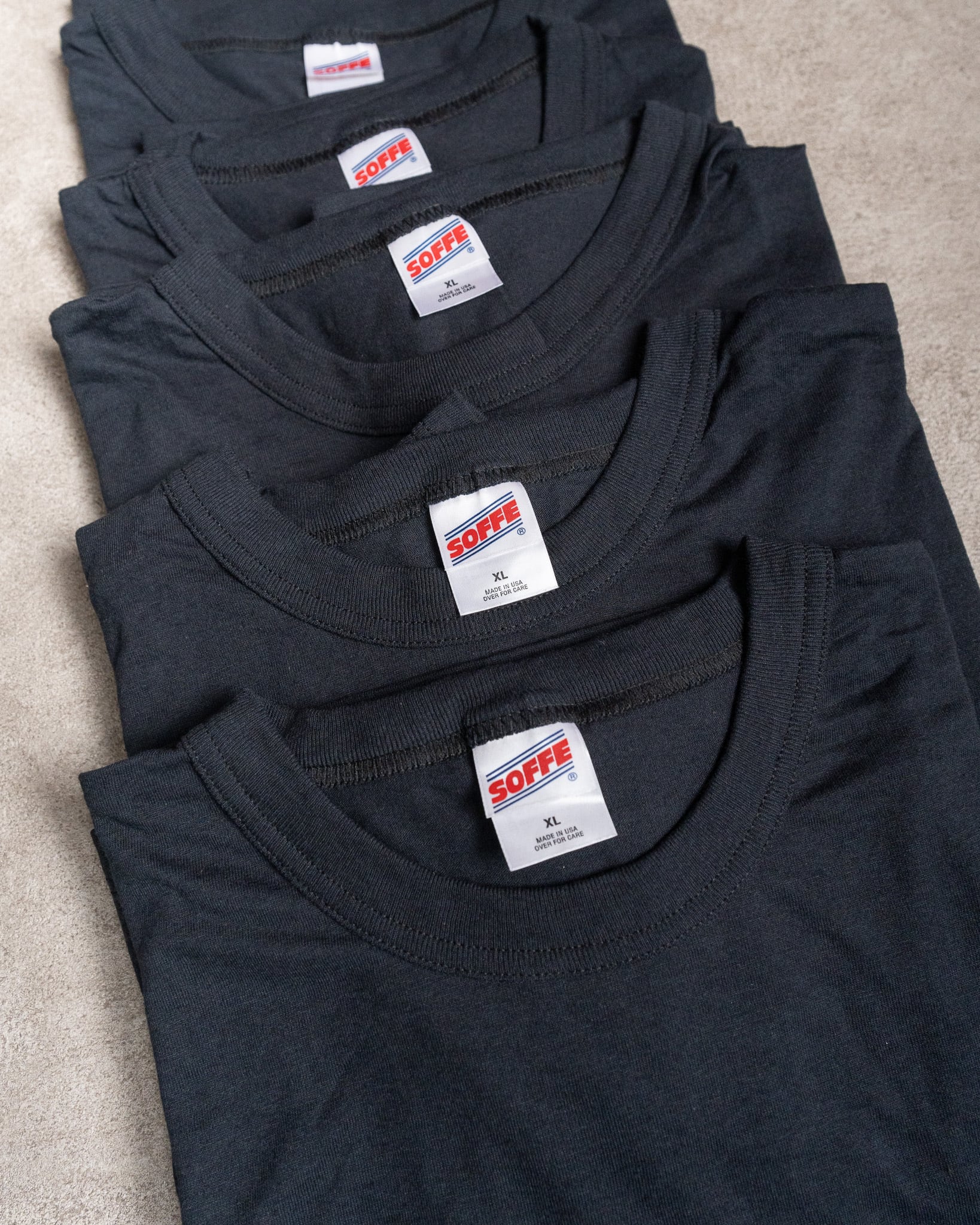 DEADSTOCK】Binder Neck Tee by SOFFE Made In USA 新品 ソフィー T