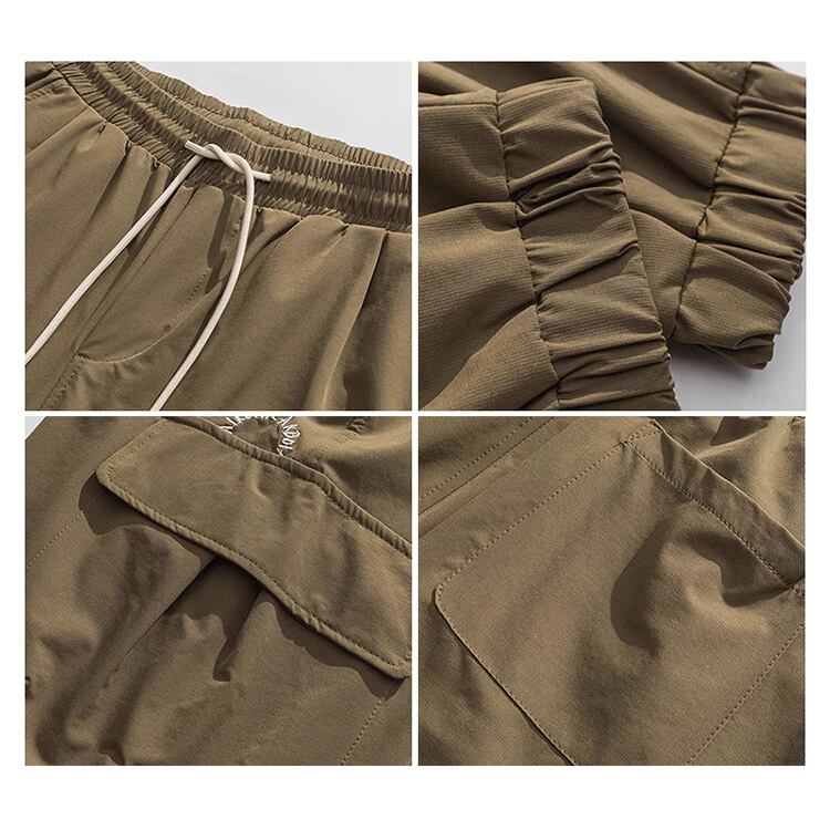 ★DRAWSTRING BUNDLE LEG CASUAL SPORTS PANTS　　　A0498