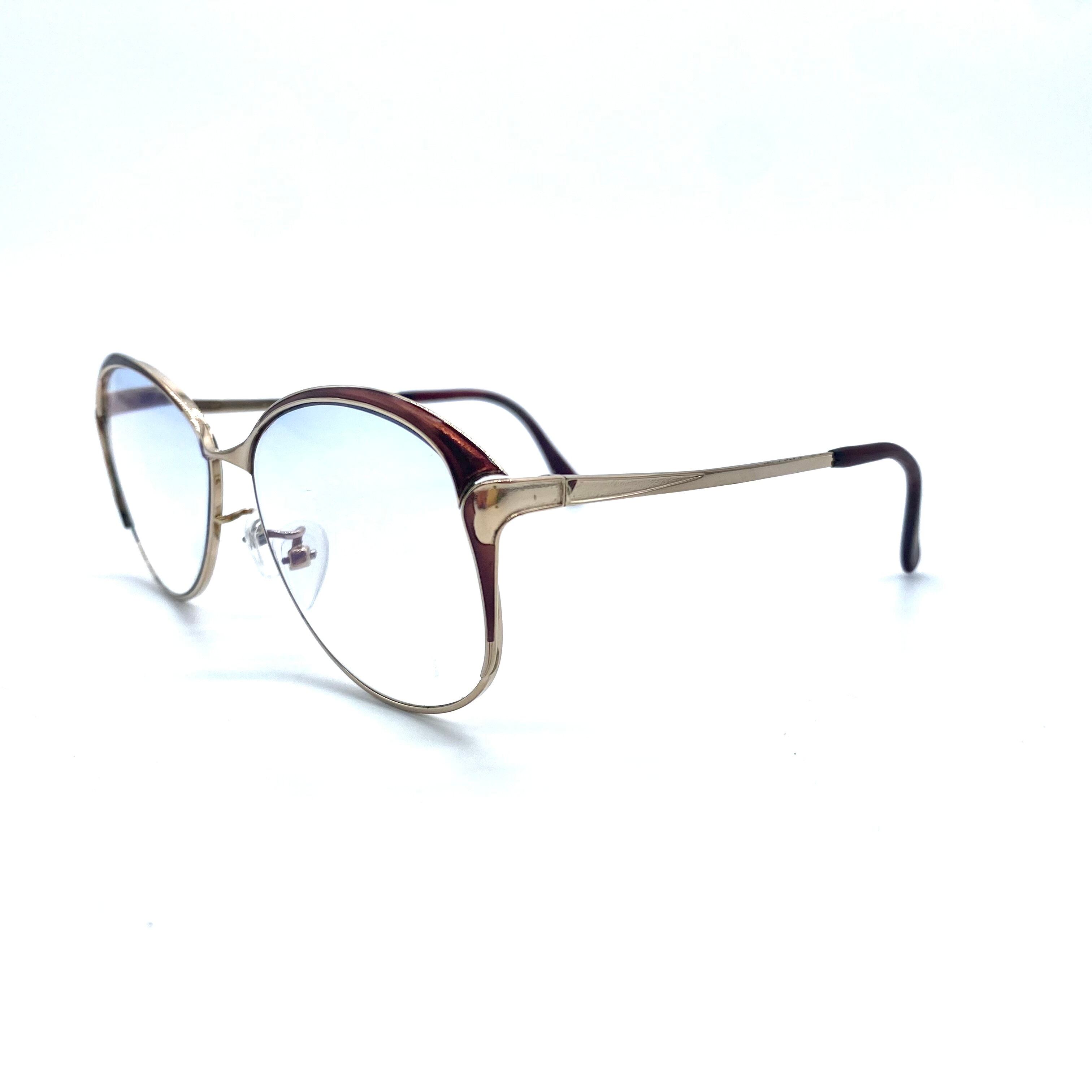 Vintage CITIZEN Eye wear Prescription Glasses Gold Frame / ヴィンテージ シチズン 度付き眼鏡 メガネ