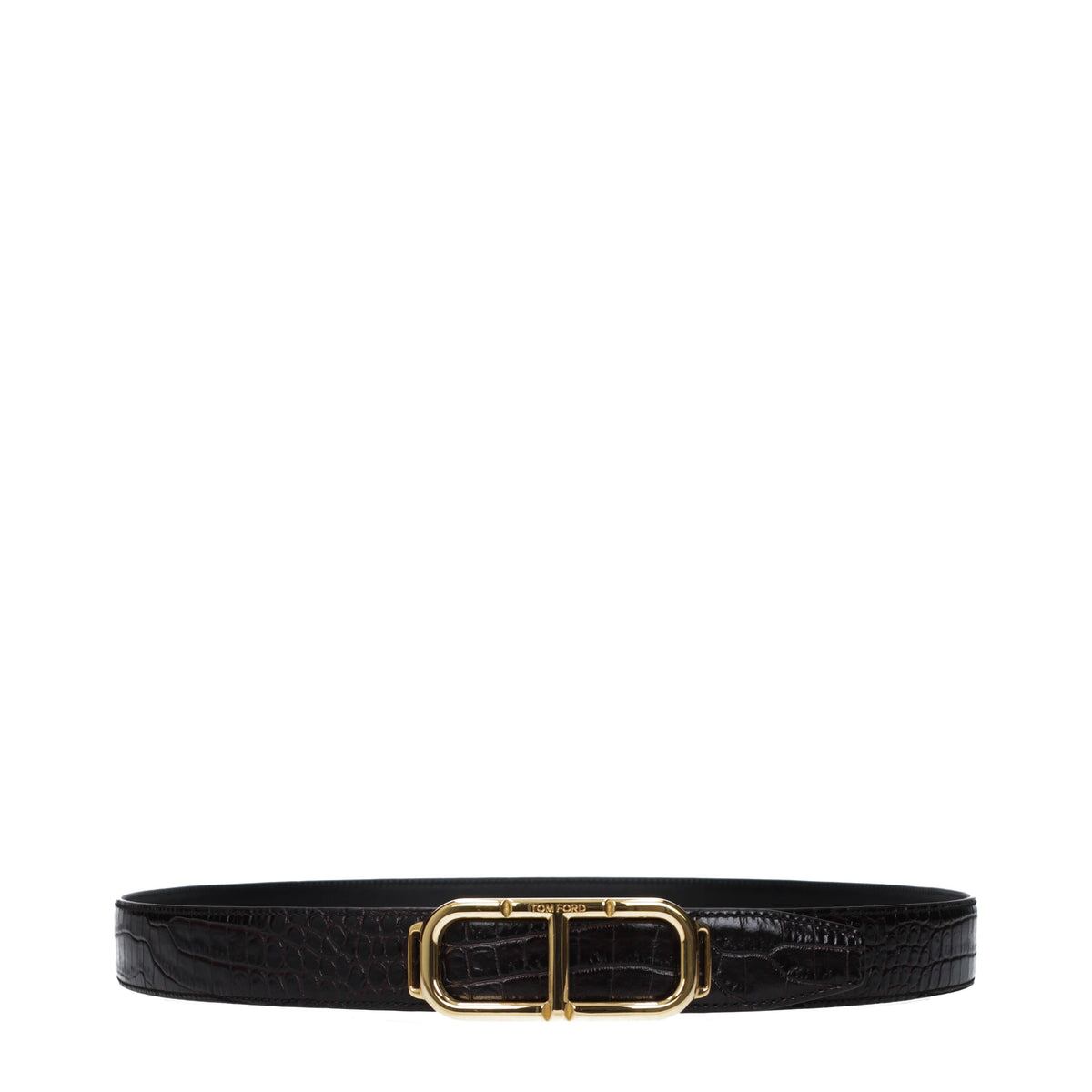 TOM FORD トムフォード メンズ ベルト レザー ブラウン