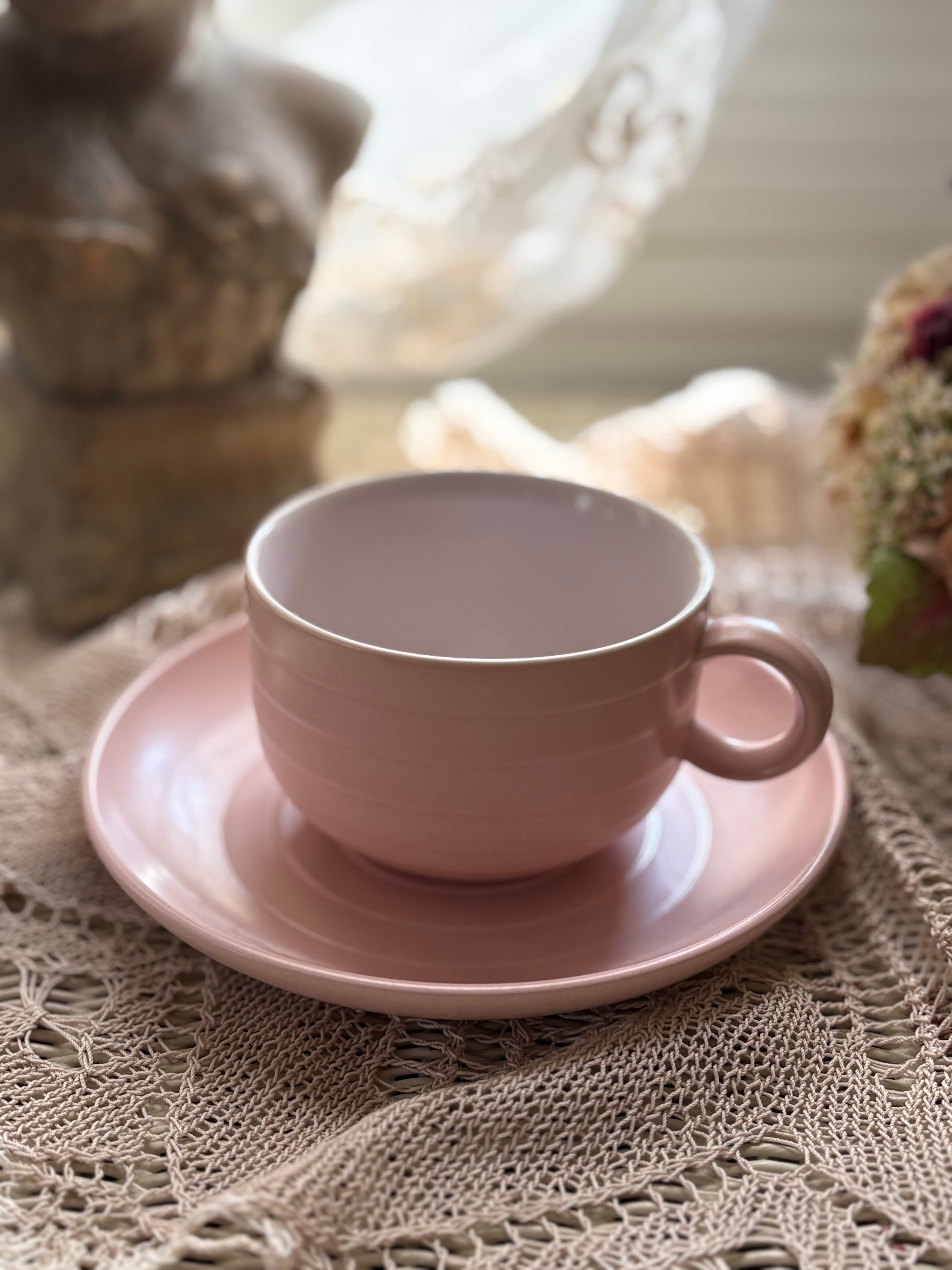 英国Vintage HONSEA ホーンジー Swan Lake スワンレイク カップ&ソーサー 1985年〜 テーブルウェア