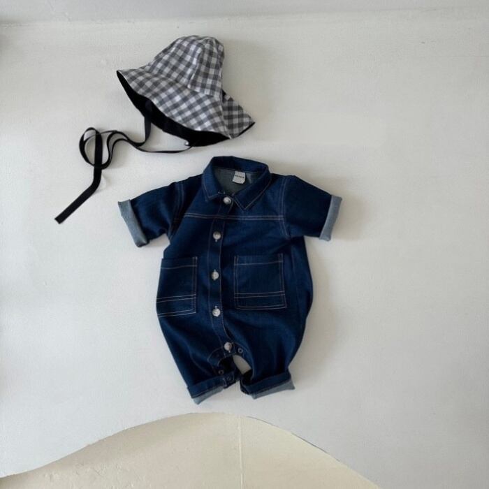 【BABY】デニムオールインワン