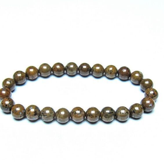 コンドライト ブレスレット サハラNWA869 隕石 8mm 一点物 おまかせ便 199-887