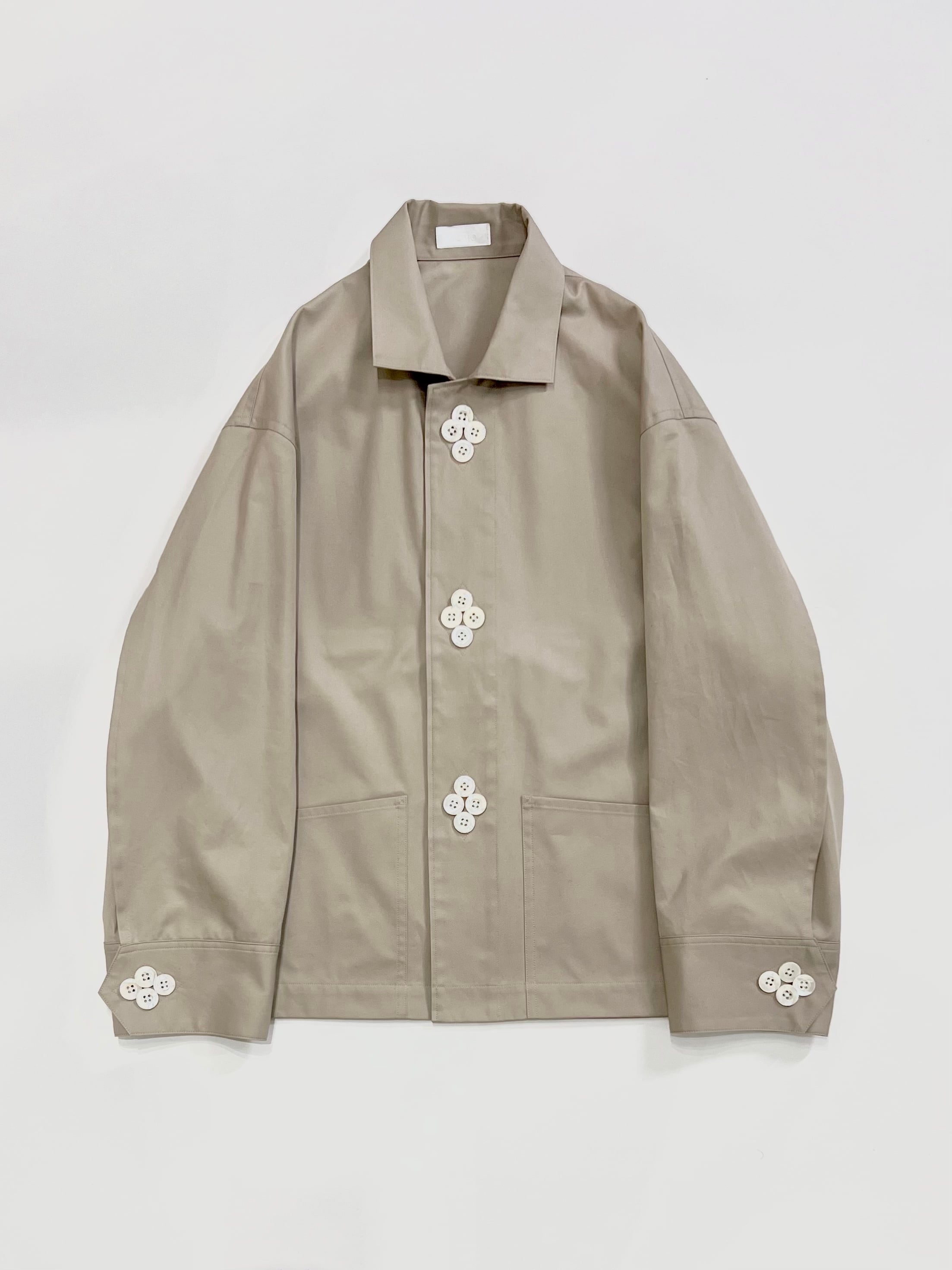 〈TRIAL PRICE〉ⅢRhombus Coverall /Cotton gabardine