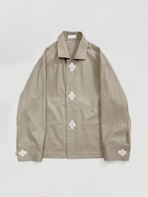 〈TRIAL PRICE〉ⅢRhombus Coverall /Cotton gabardine