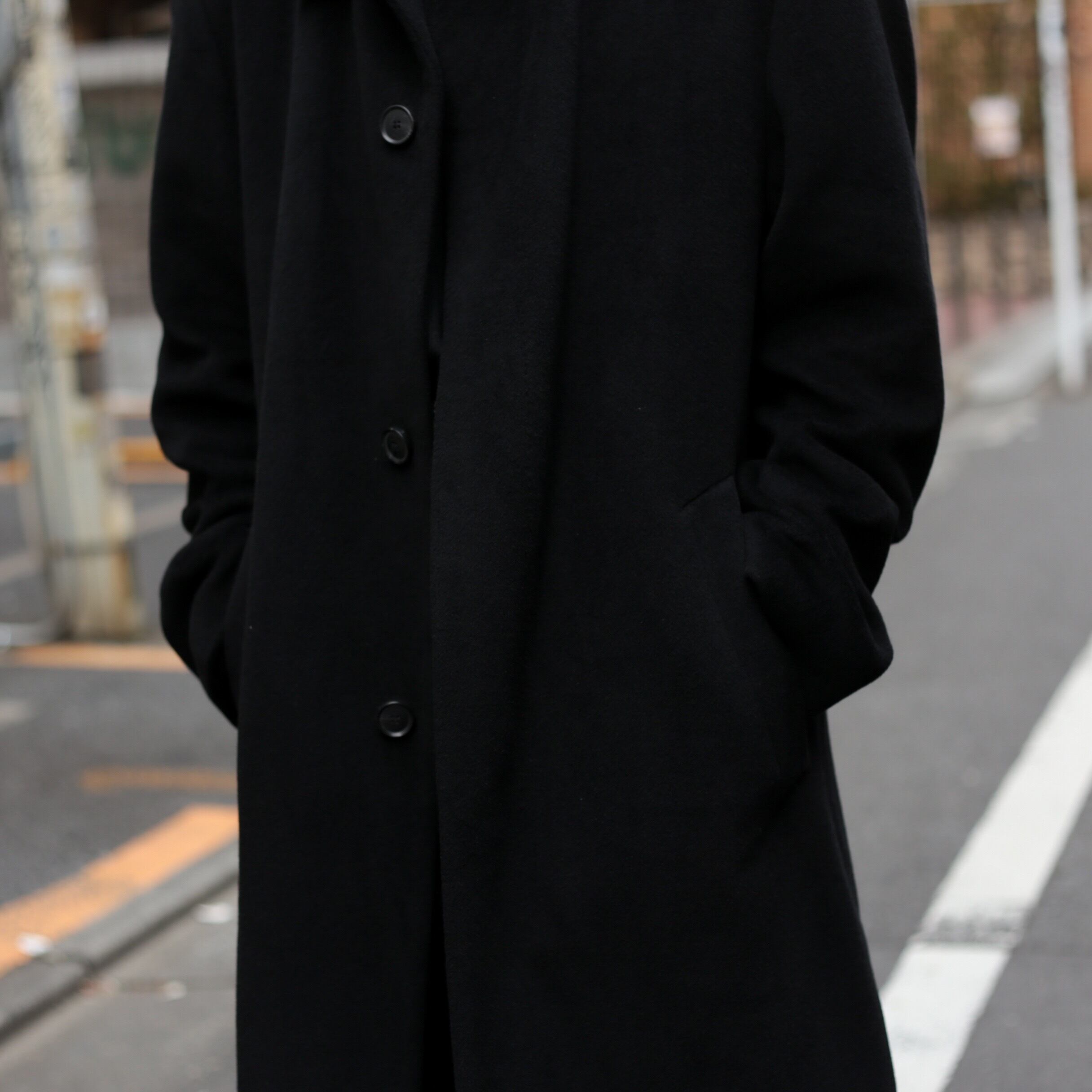 HUGO BOSS アンゴラウールステンカラーコート【CU-1548】 | cv