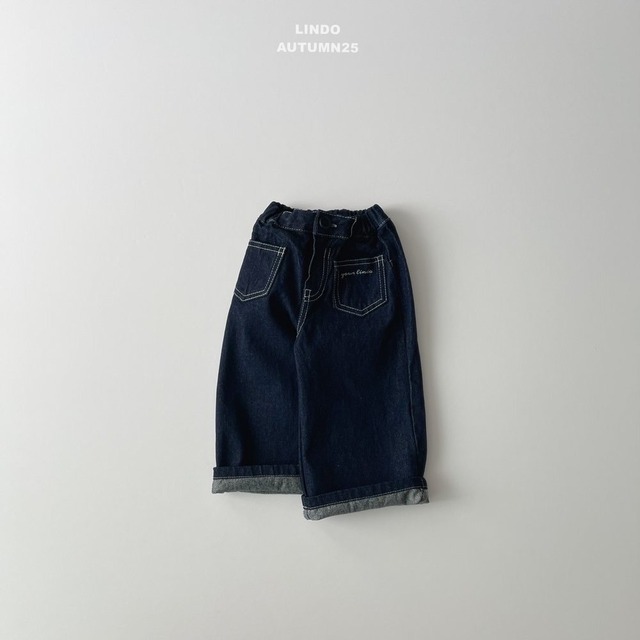 【即納】wind denim pants/lindo