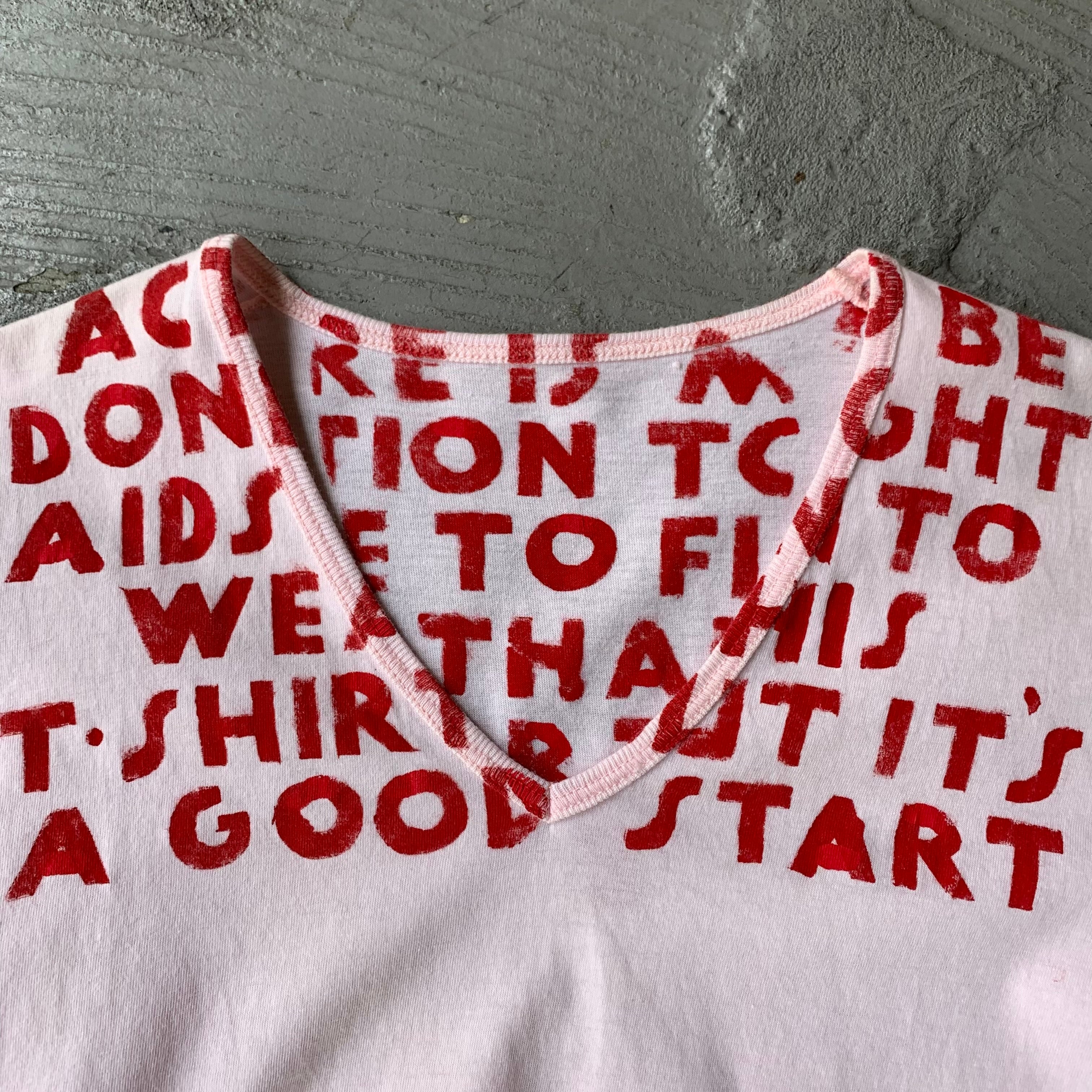 Martin Margiela / AIDS T-shirt | SAMUEL FINCH / Online store