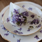 B_Hammersley Victorian Violets|ハマースレイ ヴィクトリアンバイオレット 優雅なすみれ柄 トリオ カップ&ソーサー thumbnail 6
