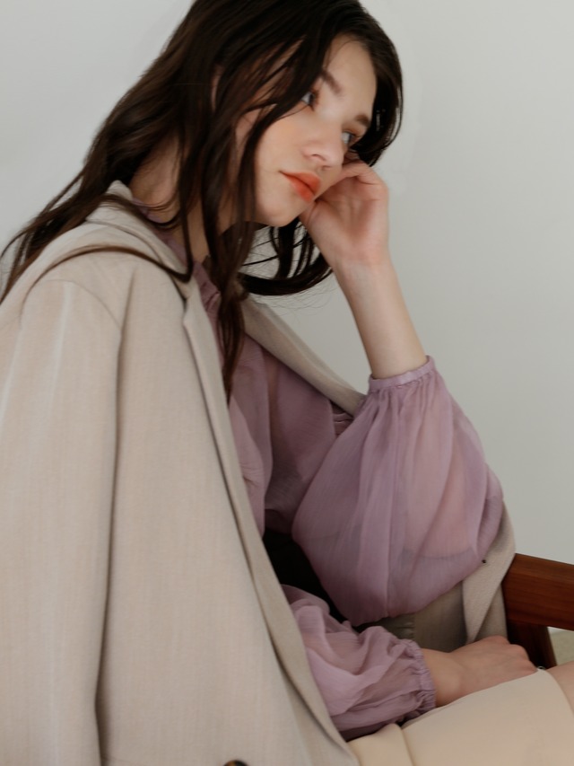 【5th anniversary limited item】dreamy volume sleeve blouse（pink）