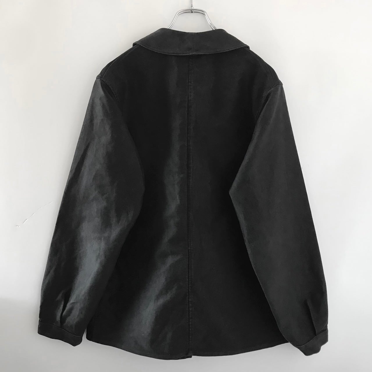 40s ヴィンテージ 古着 モンサンミッシェル ブラックモールスキン