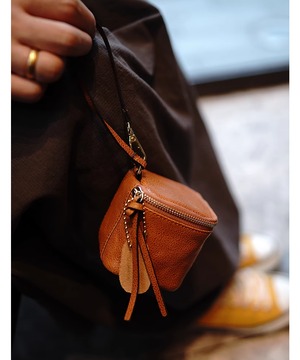 スクエア◆レザーコインバッグ【e-70531】