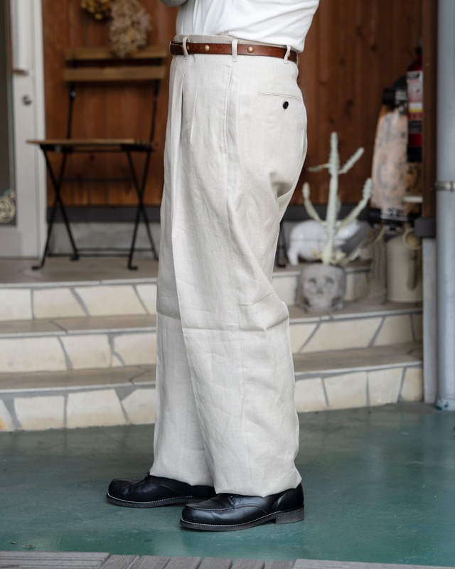 1950s Vintage Style Slacks （White）