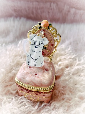 シュナウザーのアンブレラマーカー（ホワイト）