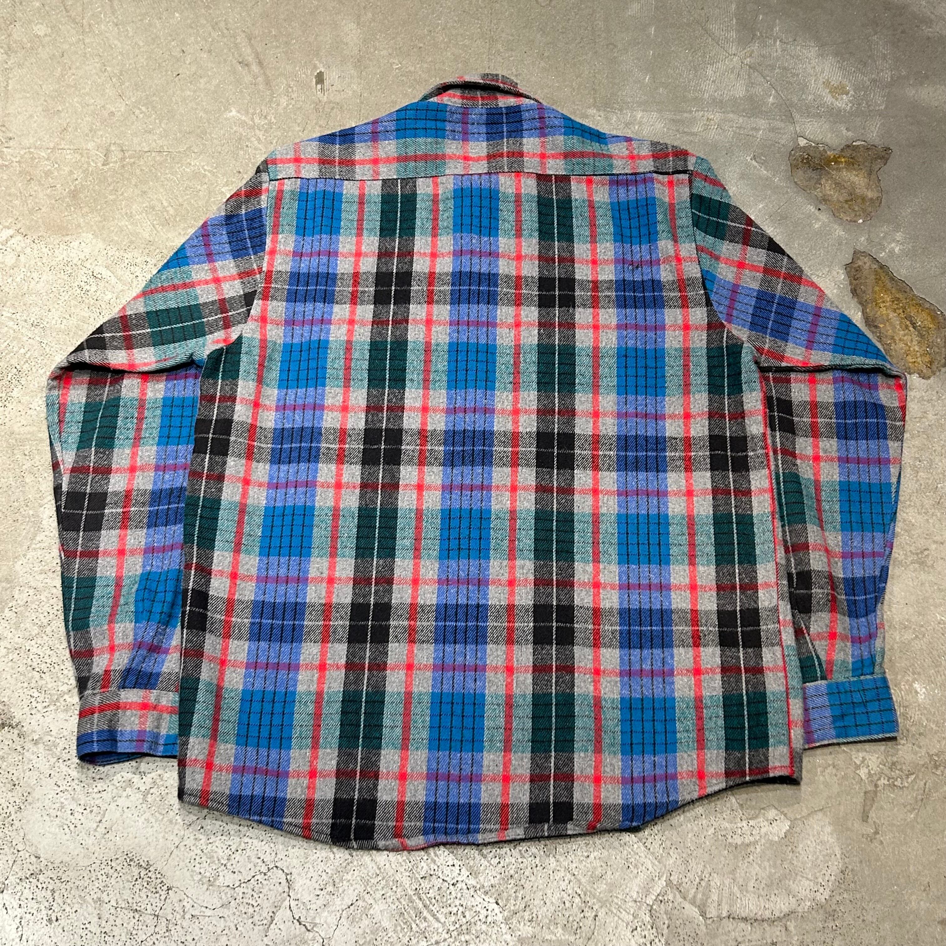 90s FIVE BROTHER COTTON FLANNEL SHIRTS SIZE TALLMAN L 