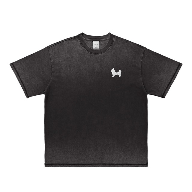 Shih Tzu Vintage Tee Black U0046