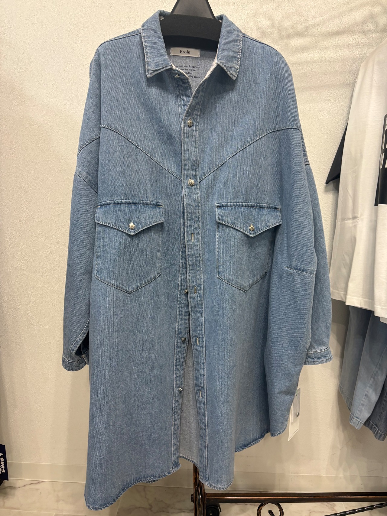 praia オーバーサイズデニムジャケット　2598