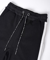 ダブルファスナージョガートラックパンツ (BLACK) CQ-47033