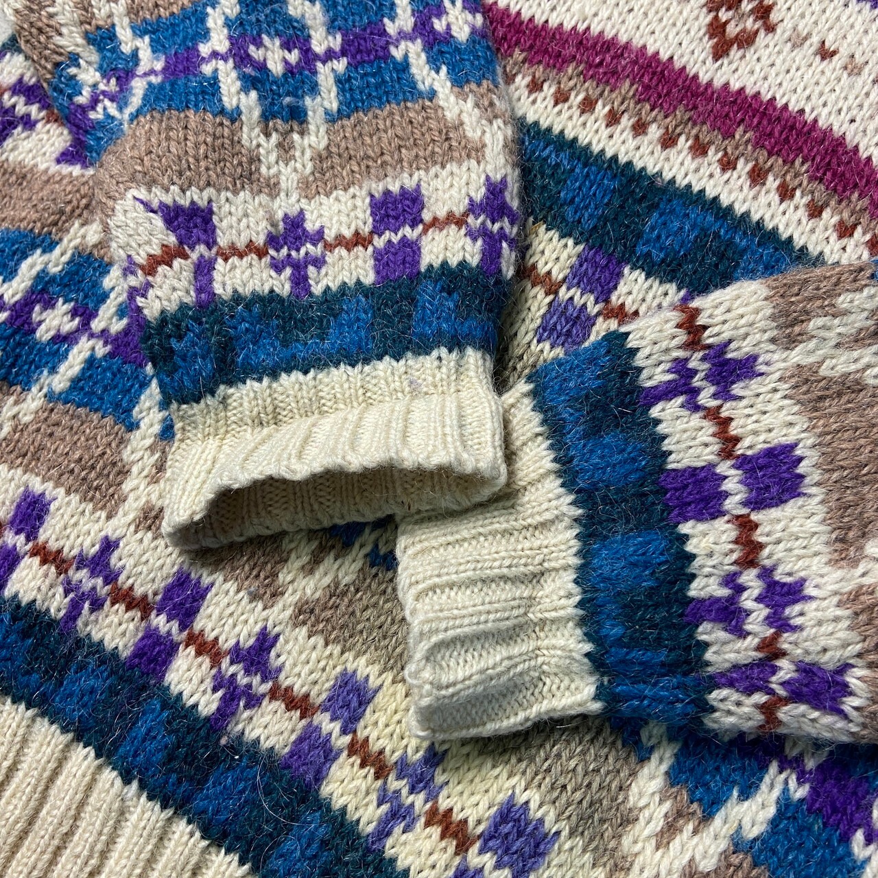 80年代 Woolrich ウールリッチ ウールニットセーター モヘア混 