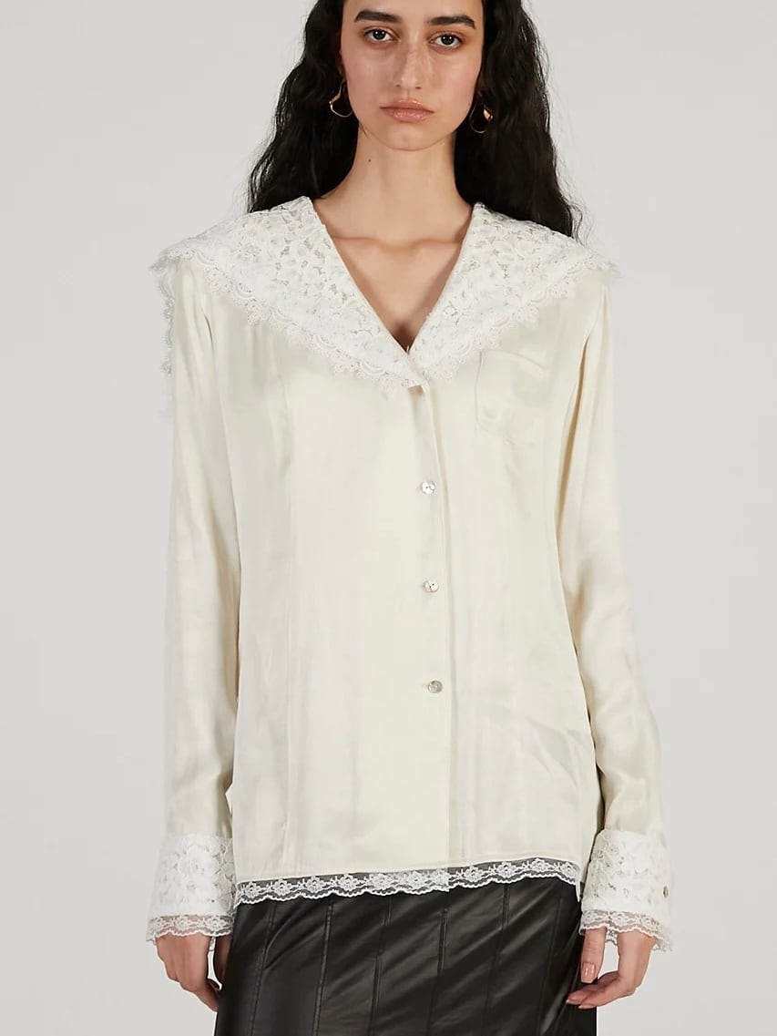 26SS】PRANK PROJECT プランクプロジェクト / Lace Collar Shirt