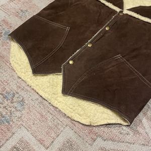 UNKNOWN BRAND / boa lining vest