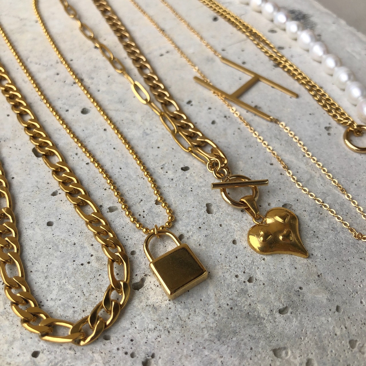 ハート　マンテルネックレス ［GSN017］