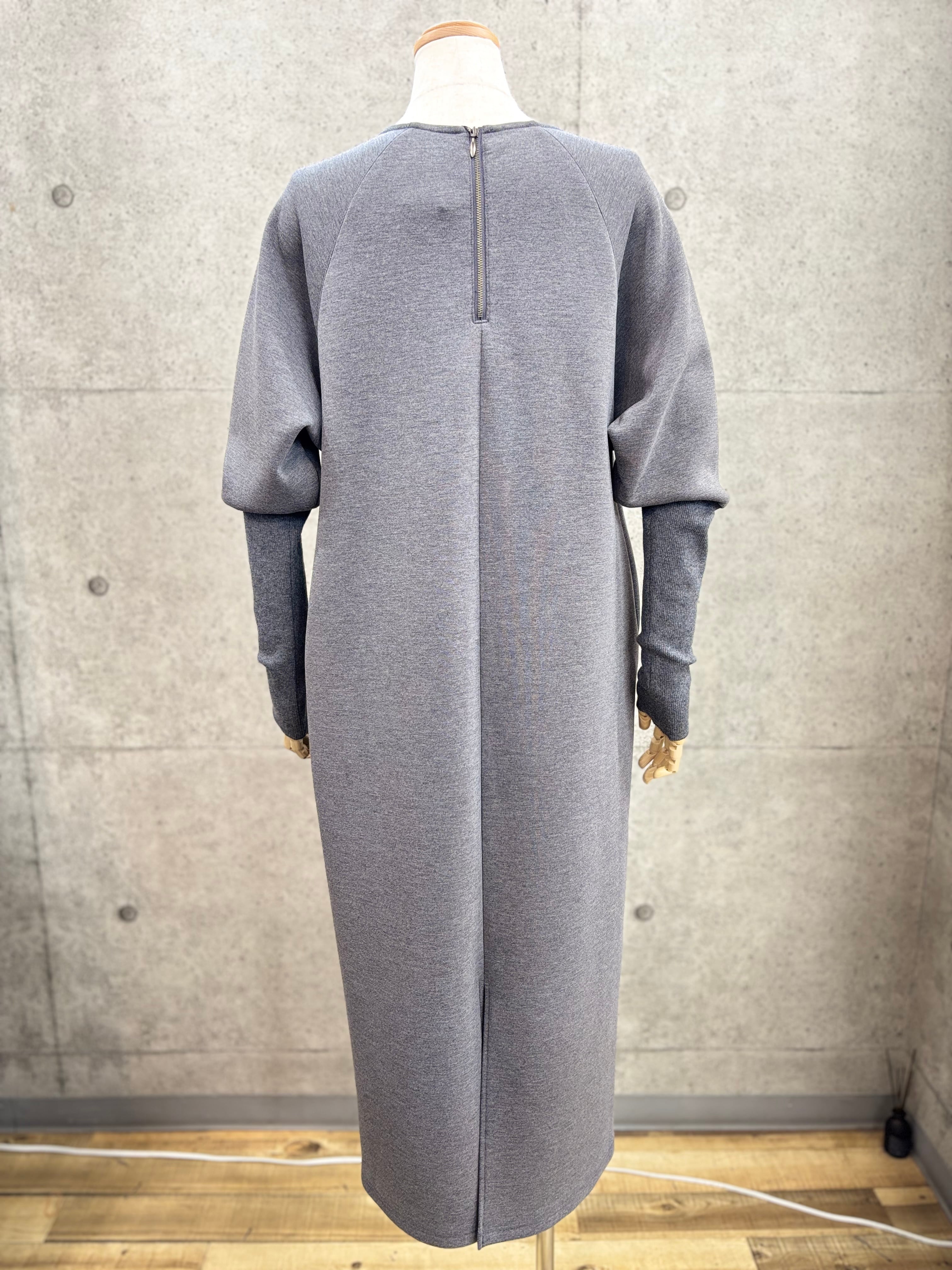 送料無料】CLOCHE(クロッシェ)リブスリーブワンピース ダンボール