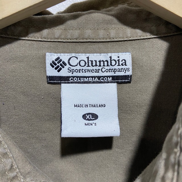 『送料無料』　Columbia ハンティングシャツ　90s XL 犬　briarshun