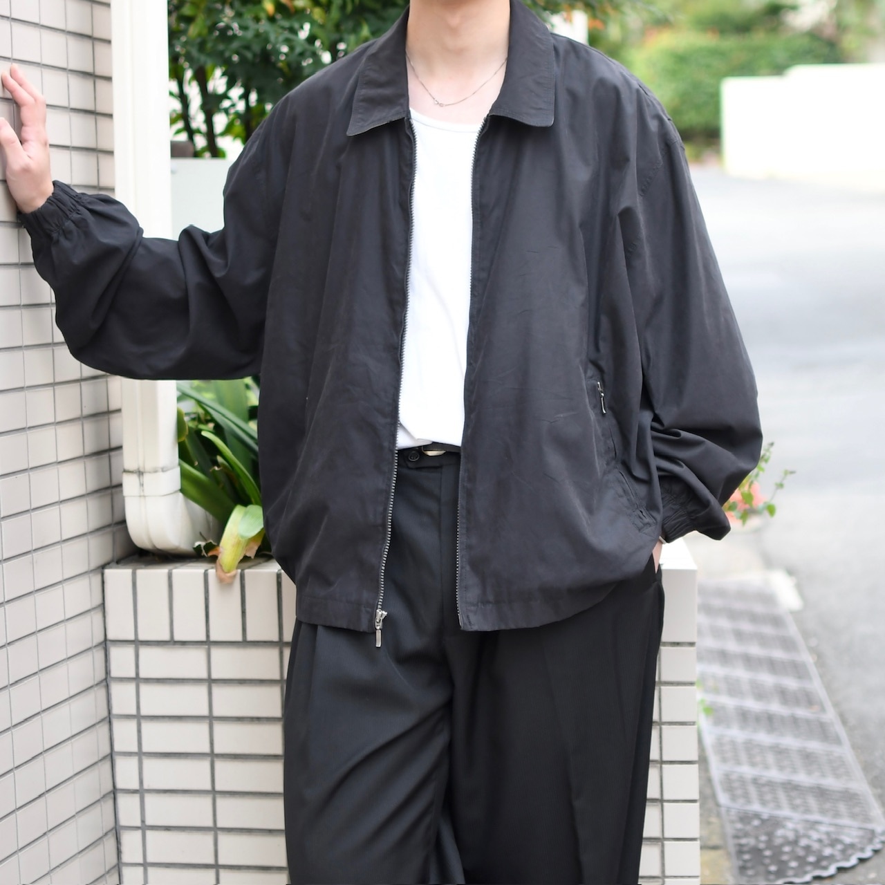 St.John's Bay fake suede blouson black