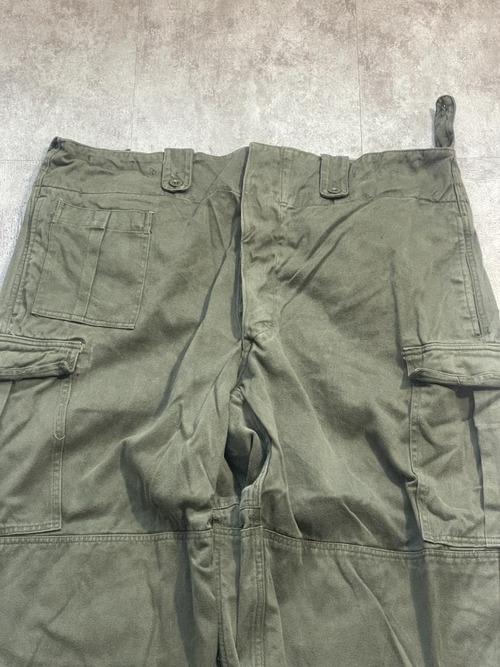 70s ベルギー軍 実物 ダブルフェイスパンツ 9D 詳細写真5