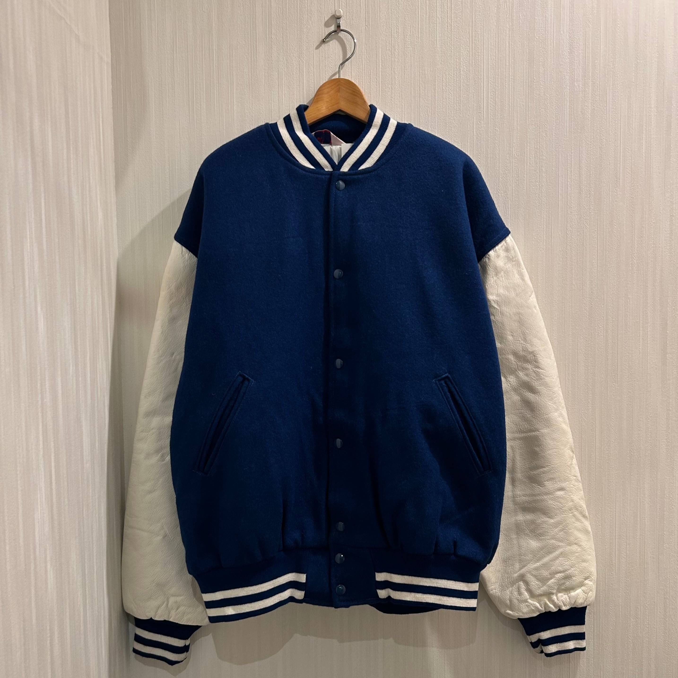 Dead Stock!! 1980s Gem Sports Wear Blank Award Jacket【DST】