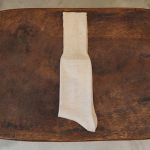 Olde Homesteader YOUTH (オールドホームステッダーユース) "CREW SOCKS" WINTER JERSEY -ECRU-01-