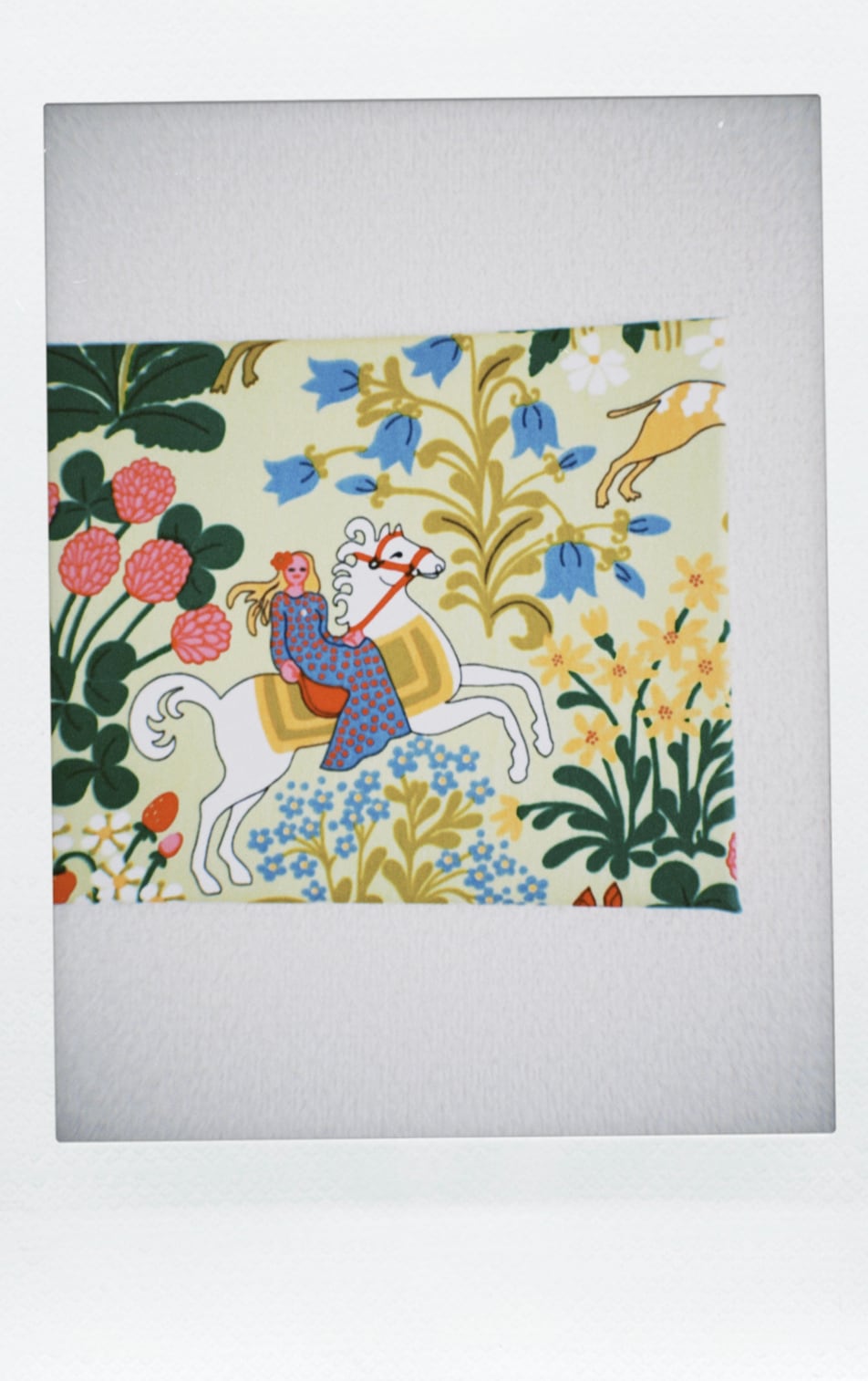 Fabric board 6 almedahls “jyakuten”   お花とおじさん